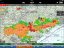 ADS-B weather information during flight trials (iPad display)